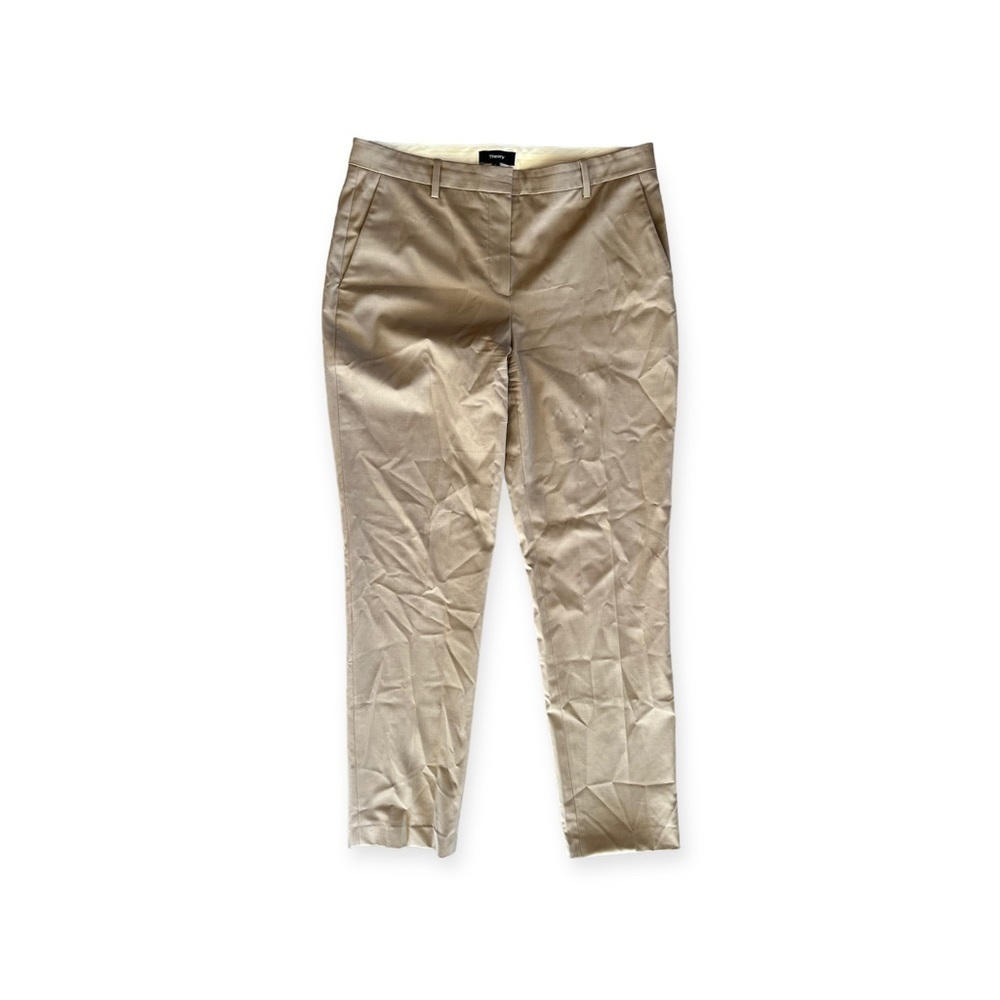 Theory Skinny pants slacks wool blend Sz 6 small business office
